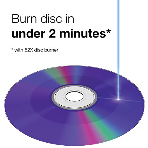 Verbatim 96159 700 MB 52x UltraLife Archival Grade Gold Recordable Disc CD-R, 50-Disc Spindle