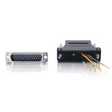 C2G 02937 RJ45 to DB25 Male Modular Adapter, Black
