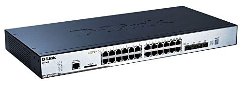 D-Link Xstack Managed DGS-3120-24TC/SI 24-Port Gigabit Stackable L2 Switch, 4 Combo Sfp, 40-Gigabit Stacking, Standard Image