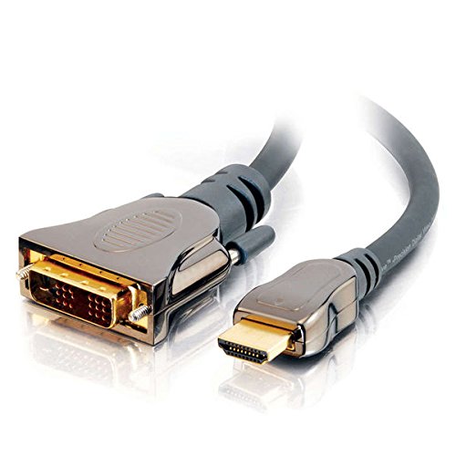 C2G 40291 SonicWave HDMI to DVI-D Digital Video Cable M/M, in-Wall CL2-Rated (23 Feet, 7 Meters)