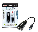 USB 3.0 Gigabit Adapter to 10/100/1000 Ntwk Adapter