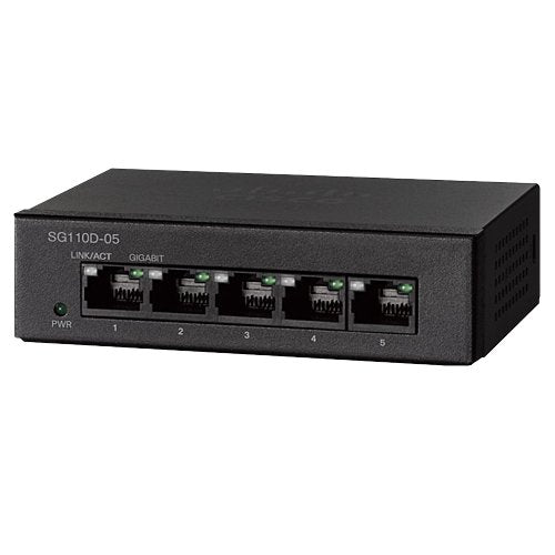 CISCO SYSTEMS 5-Port Ethernet Switch (SG110D05NA)