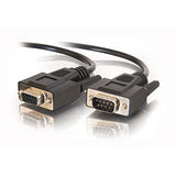 C2G 52039 DB9 F/F Serial RS232 Null Modem Cable, Black (10 Feet, 3.04 Meters)