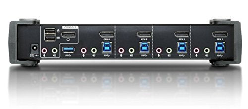 4-Port USB3.0 4K DisplayPort KVMP Switch Support up to 4096x2160 60Hz