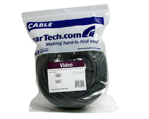 StarTech.com MXT101MMHQ55 55-Feet Coax High Resolution Monitor VGA Cable, HD15 M/M