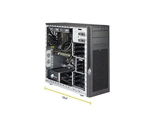 SuperMicro Superworkstation 5039AD-I - MDT - No CPU - 0 GB, Black