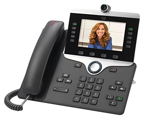 Cisco CP-8845-K9 5 Line IP Video Phone (Power Supply Not Included)