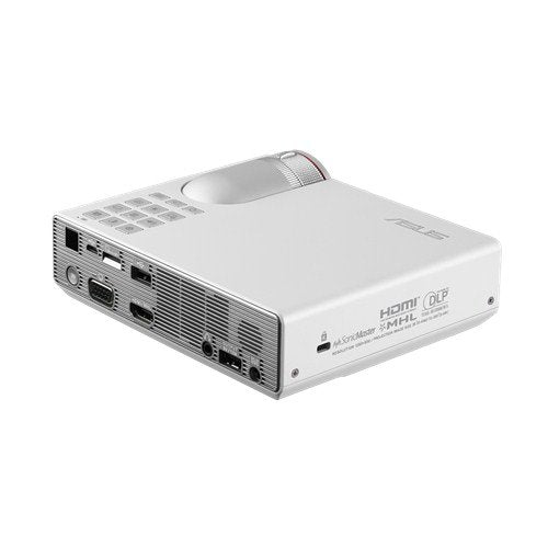ASUS P3B 800-Lumens 1280 x 800 Ultra-Short-Throw 12,000mAh Battery HDMI/MHL VGA microSD Reader USB Portable Wireless LED Projector