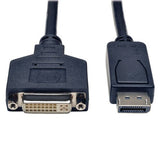 Tripp LITE DisplayPort to Dvi Cable Adapter Converter DP M/Dvi-I F 3-Feet 3ft