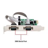 Syba PCI-Express RS-232 Serial 4-Port Card, Moschip 9845 Chipset SY-PEX-4S
