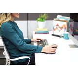 Fellowes 9894401 - Mouse (Ambidextrous, Vertical Design, USB, 1200 dpi, 270 g, Black, Grey)