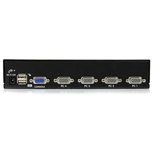Startech.com 4 Port 1u Rackmount Usb Kvm Switch With Osd - 4 Port - 1u - Rack-mountable - Rohs Comp