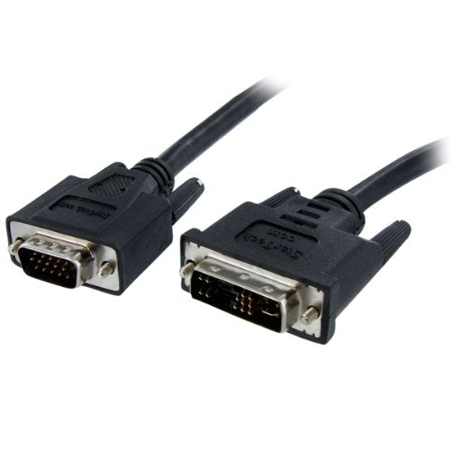 StarTech.com 15 ft DVI to VGA Display Monitor Cable - Video cable - HD-15 (VGA) (M) to DVI-A (M) - 15 ft - gray - DVIVGAMM15