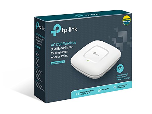 open box TP-Link AC1750 Wireless Wi-Fi Access Point (Supports 802.3AT PoE+, Dual Band, 802.11AC, Ceiling Mount, 3x3 MIMO Technology) (EAP245)