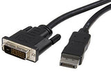 StarTech.com 6ft / 1.8m DisplayPort to DVI Cable - 1920x1200 - DVI Adapter Cable - Multi Monitor Solution for DP to DVI Setup (DP2DVIMM6)
