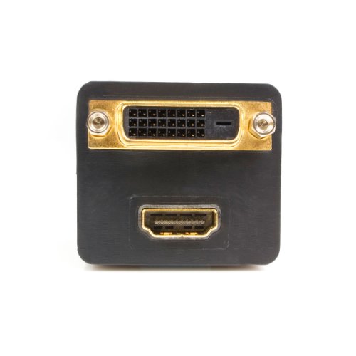 StarTech.com HDMISPL1DH 1-Feet HDMI to HDMI & DVI-D Digital Video Splitter Cable, M/F