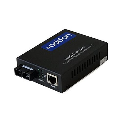 ADD-ON-COMPUTER PERIPHERALS 10/100/1000Base-TX(RJ-45) to 1000Base-MX(SC) via a 1310nm Multi-Mode Fiber (MMF) SC Conn (ADD-GMC-MX-SC)