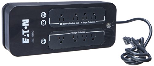 Eaton 3S UPS, 550 VA Computer Surge Protector, (3S550)