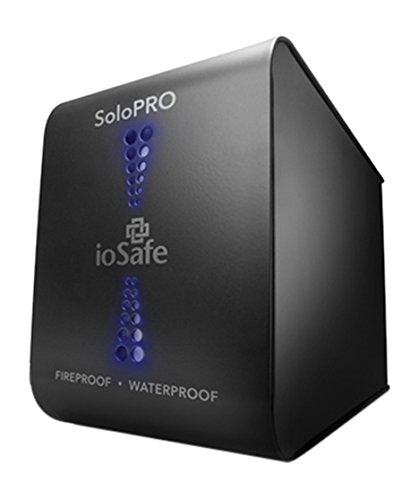 ioSafe SoloPRO 4TB Fireproof & Waterproof External Hard Drive, Black (SM4TB1YR)