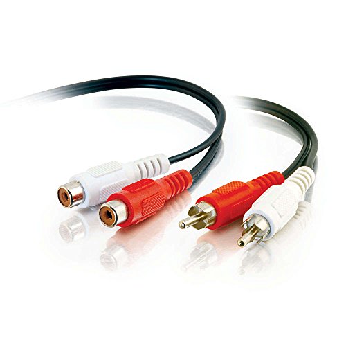 Audio Extension Cable - RCA - Female - RCA - Male - 6 Feet - Black