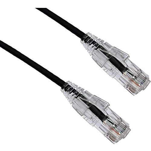 Axiom 5FT CAT6A BENDNFLEX Ultra-Thin SNAGLESS Patch Cable 650MHZ (Black)