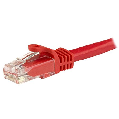 StarTech.com Cat6 Patch Cable - 5 ft - Red Ethernet Cable - Snagless RJ45 Cable - Ethernet Cord - Cat 6 Cable - 5ft (N6PATCH5RD)