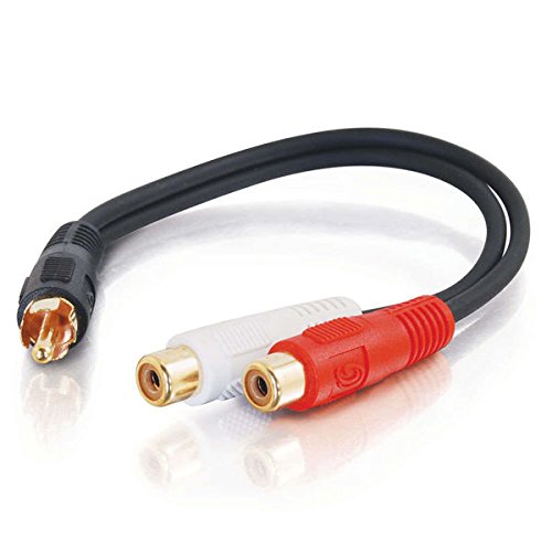 6in Value Series One RCA Mono Male to Two RCA Stereo Female Y-Cable (3177)