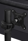 Atdec SD-DP-1150 Spacedec Display Quick Shift Donut Pole Display Stand, Long (Black)