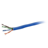 C2G 56017 Cat6 Bulk Unshielded (UTP) Ethernet Network Cable with Solid Conductors, Riser CMR-Rated, TAA Compliant, Blue (1000 Feet, 304.8 Meters)