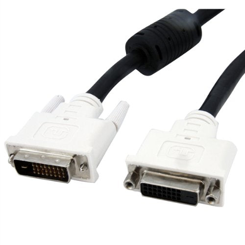 StarTech.com DVIDDMF15 DVI Extension Cable - 15 ft - Dual Link - Male to Female Cable - 2560x1600 - DVI-D Cable - Computer Monitor Cable - DVI Cord