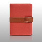 Aluratek Universal Folio Case for 7-Inch Tablets - Red (AUTC07FR)