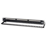 Tripp Lite 24-Port 1U Rackmount Cat6 Feedthrough Patch Panel, RJ45 Ethernet(N254-024)