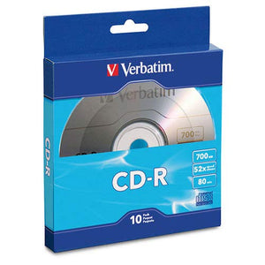 VERBATIM CORPORATION 97955 10PK CD-R 52X 700MB BULK