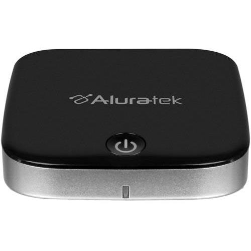 Aluratek ABC02F Bluetooth Audio Receiver and Transmitter, 2-in-1 Wireless 3.5mm, AUX, Optical Audio Adapter, Pairing with 2 Bluetooth Headphones Simultaneously in Transmitter Mode