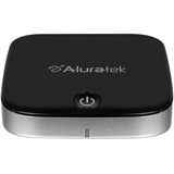 Aluratek ABC02F Bluetooth Audio Receiver and Transmitter, 2-in-1 Wireless 3.5mm, AUX, Optical Audio Adapter, Pairing with 2 Bluetooth Headphones Simultaneously in Transmitter Mode
