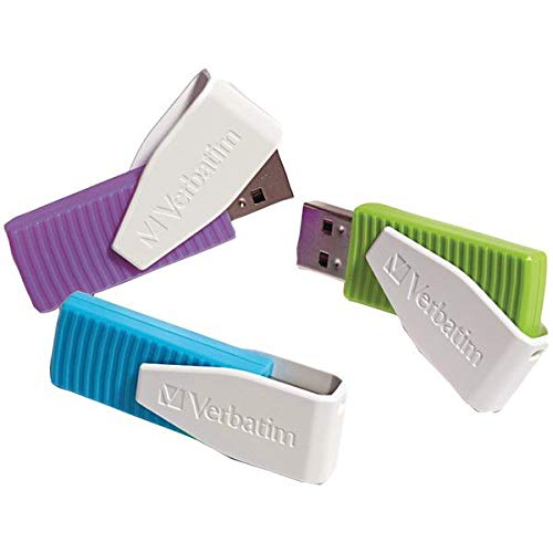 Verbatim Store 'n' Go Swivel USB Drive 3-Pack
