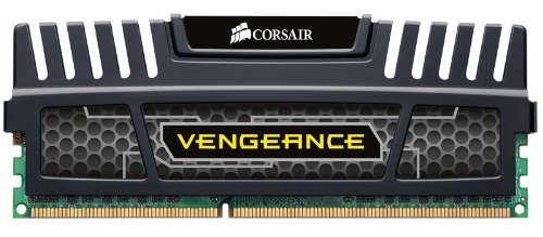 Corsair Vengeance 4 GB DDR3 1600 MHz PC3 12800 240-Pin DDR3 SDRAM Memory for Intel Core i3, i5, i7 and AMD Platforms, CMZ4GX3M1A1600C9