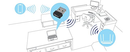 TRENDnet Micro N150 Wireless & Bluetooth 4.0 USB Adapter, Class 1, N150, Up to 150Mbps WiFi N, TBW-108UB