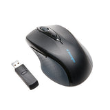 Kensington Pro Fit K72370US Mouse-Optical-Wireless-Radio Frequency-Black-Retail-USB-1200 dpi-Scroll Wheel-Right-handed Only