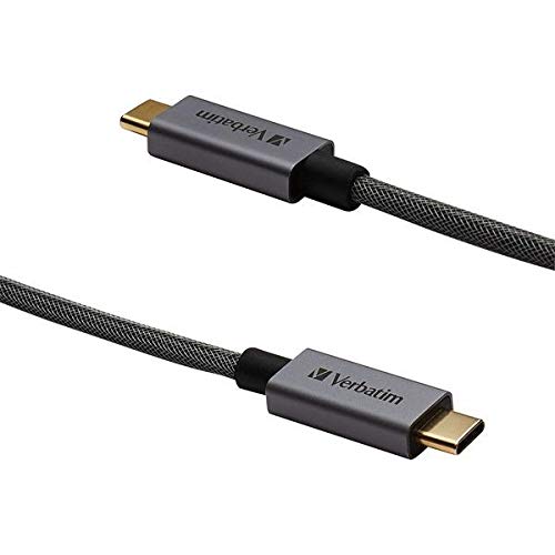Verbatim Sync & Charge Lightning Cable, 47- Inch Braided Black 99211