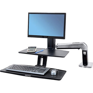 Ergotron WorkFit-A with Suspended Keyboard, Single LD (24-390-026)