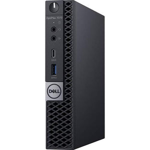 Dell OptiPlex 7070 Desktop Computer - Intel Core i7-9700T - 8GB RAM - 256GB SSD - Micro PC