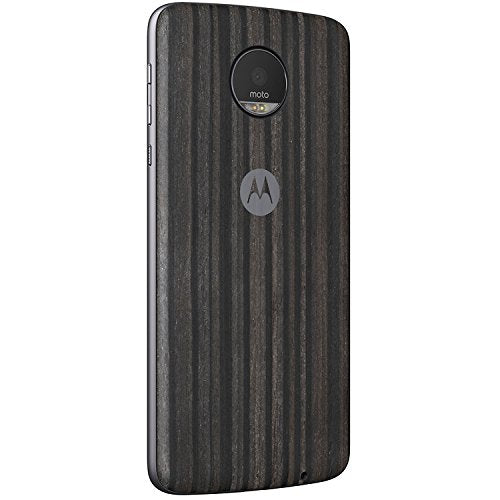 Motorola Mobility - Accessories 11288N Style Shell for Moto Mod, Charcoal Ash Wood
