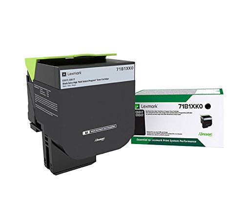 Lexmark 71B1XK0 CS517de CX517de Black Extra High Yield Return Program Cartridge Toner