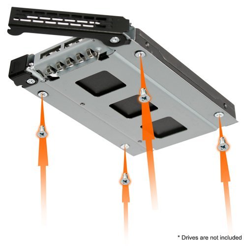 ICY Dock ToughArmor MB996SP-6SB 6 x 2.5 SATA 6Gbps HDD/SSD Mobile Rack/Cage in 1 x 5.25 Bay