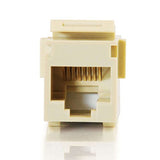 C2G 03674 RJ45 (8P8C) Coupler Keystone Insert Module, Ivory