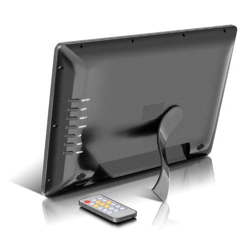 Aluratek High Resolution ADMPF114F 14 inch Digital Photo Frame w/4GB Built-in Memory and Remote(1600 x 900 Resolution)