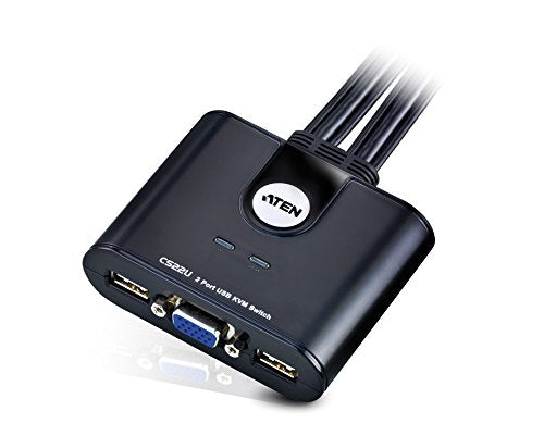 The Cs22u, 2-Port Usb Kvm Switch, Is a Tool to Manage Two Usb Computers in Home