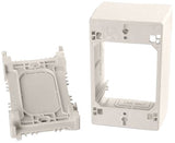 C2G Wiremold Uniduct Single Gang Extra Deep Junction Box Fog White - 1-gang - Fog White