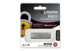 Kingston Digital 64GB Traveler Locker + G3, USB 3.0 with Personal Data Security and Automatic Cloud Backup